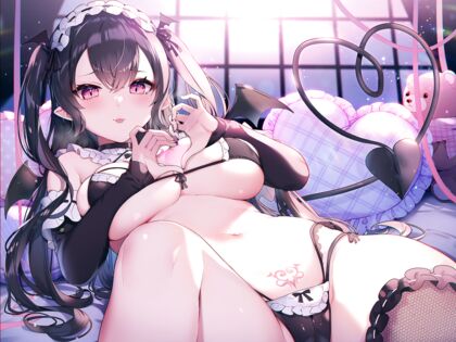 Horny as fuck SuccuBabe in skimpy BIKINi teases your Kat with BuKUNN!