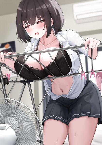 Pussy juice drippin’ on my dick as I fap to this hottie usinnnng electrified wind ta dry up dat sweet nectar! HOLY SHIT, IT‘S XXX AF!