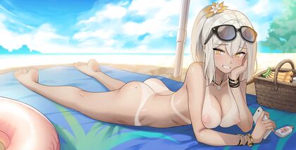 Holy Shit! That Ain’ta No Clothed beach Yo - Hentaicollage of Fappable Asses Exposed on XXX Sandy Spot