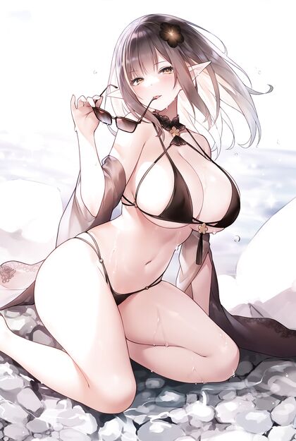 Horny Bitch in Wicked Shades & Tight Fitted Clothing Gets Freakin’ Hentaified!