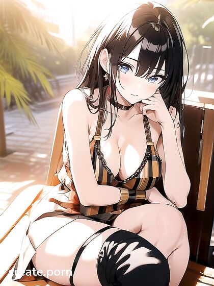 Pale-Skinned Student Masturbates Secretly in the Classroom Hentai AI Image