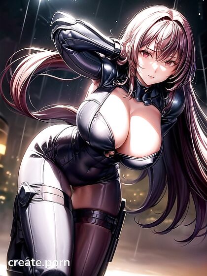 Thighs Exposed and Cleavage Teased in Space-Themed Hentai Adventure