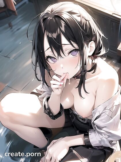 Purple-Haired Beauty Cums Hard in Hentai Bliss