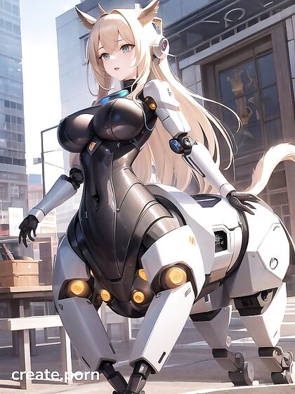 Blonde with Shiny Hair and Green Eyes in Hyper-Detailed Hentai Pleasure