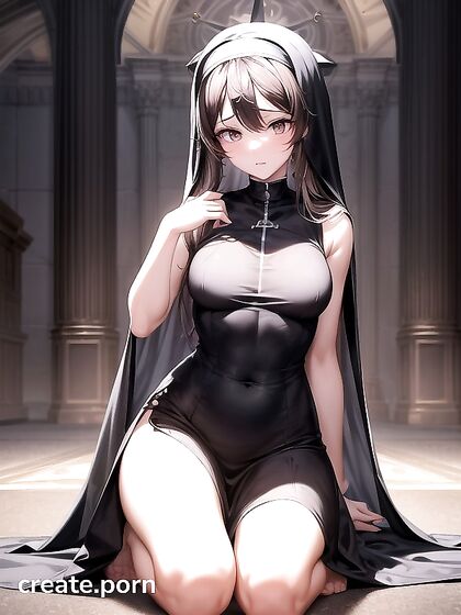 Nighttime hentai adventure with a seductive brown-eyed beauty