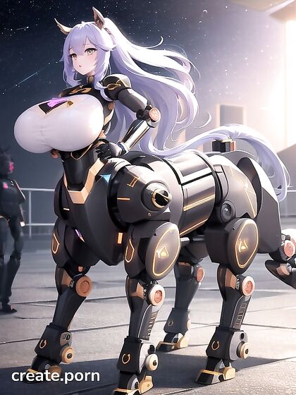 Shiny-Haired Beauty Explores Futuristic City in High-Res Hentai Sensation