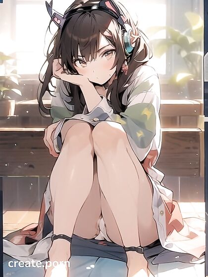 Rounded Breasts Take Center Stage in a Hot Gang Bang Hentai AI Image