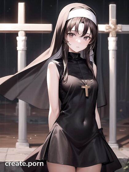 Brunette Standing in the Park for Intense Hentai Pleasure