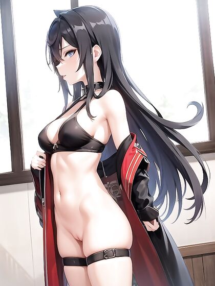Brunette Undresses Seductively in Mind-Blowing Hentai AI Image