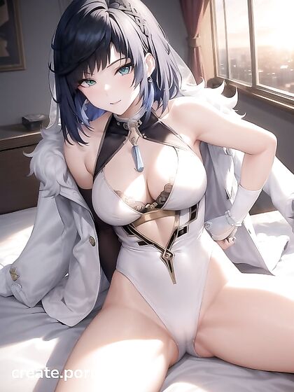 Small-Ass Sunset Pleasure in the Bedroom - A Seductive Hentai Experience