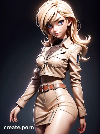 Historia's Small Ass Takes Center Stage in 3D Cartoon Hentai AI Image