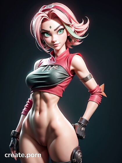 Sakura's Tiny 18+ Ass Takes Center Stage in 3D Hentai Animation