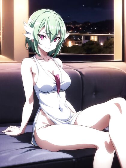 Exposing Navel and Thighs - Seductive Screenshots from Steamy Hentai AI Image