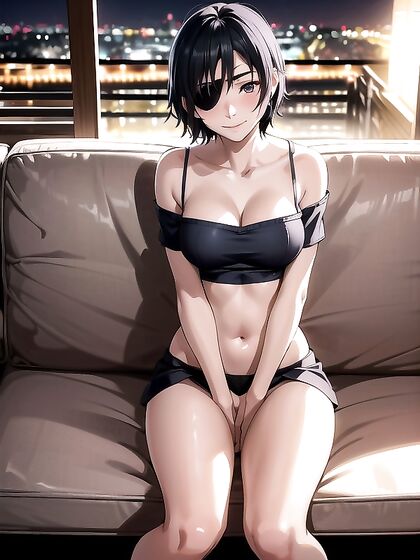 Off-Shoulder Night Seduction --ThighsExposed Hentai Fantasy