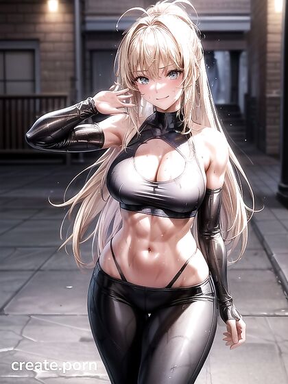 Ultra-Detailed Hentai Porn Showcasing Stunning Cleavage and Exposed Navels