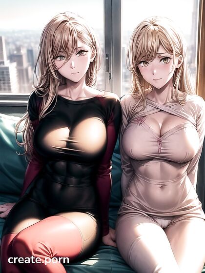 Arms Crossed in Pyjamas - Intimate Bedroom hentai Moments