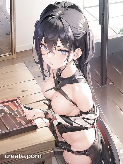 Dehya from Genshin Impact Gets Intimate in a Seductive Living Room Hentai AI Image