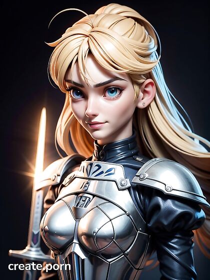 Artoria Pendragon in 3D Cartoon Hentai for Intense AI Erotic Adventures