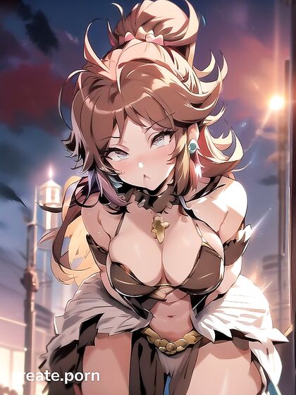 Evening Ball Masks and Ponytails - A Seductive Hentai Masturbation Fantasy