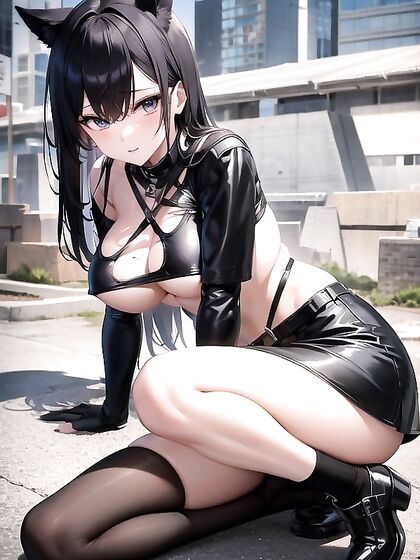 Sultry Anticipation - Exposed Underboob in Unbuttoned Top Hentai Seduction