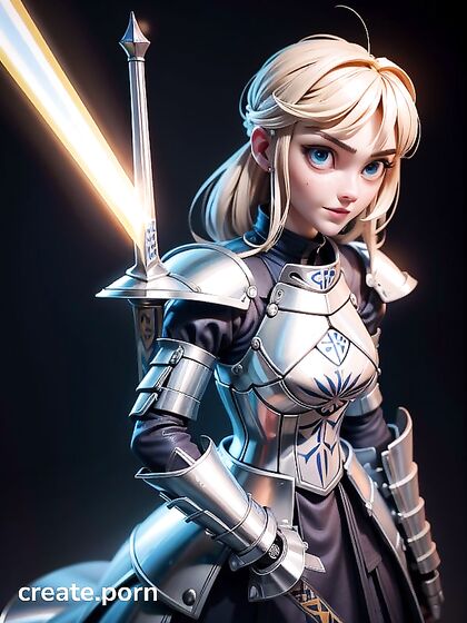 Artoria Pendragon in 3D Cartoon hentai for Intense AI Porn Adventures