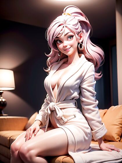 Living Room Seduction - Explicit 18+ Hentai AI Image