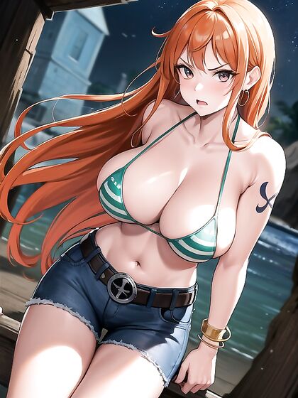 Shocked by Her Massive Breasts - Angry Hentai AI Image Unleashed