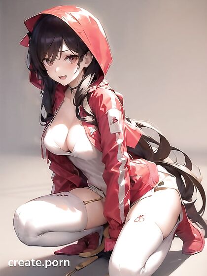 Brown-Eyed Beauty with Perfect Medium Boobs in Steamy Hentai AI Image