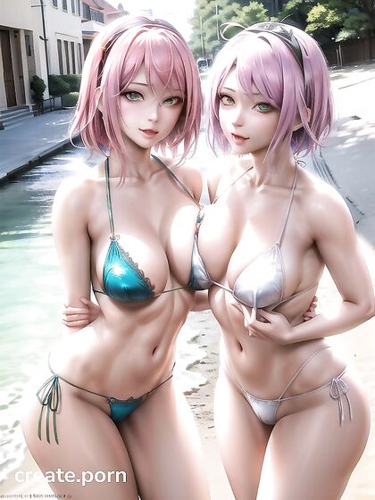 Sunny's Seductive Waist Shots in Mesmerizing Hentai Pleasure