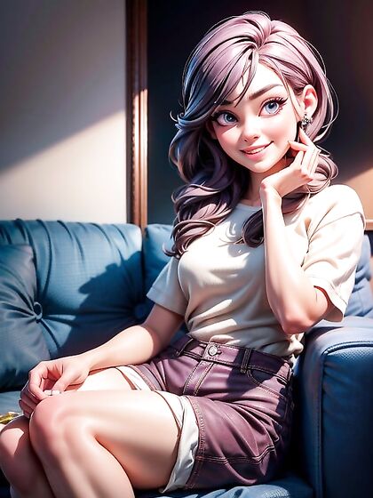 Happy Hentai Fun with Cotton Shorts and Seductive Sit Downs