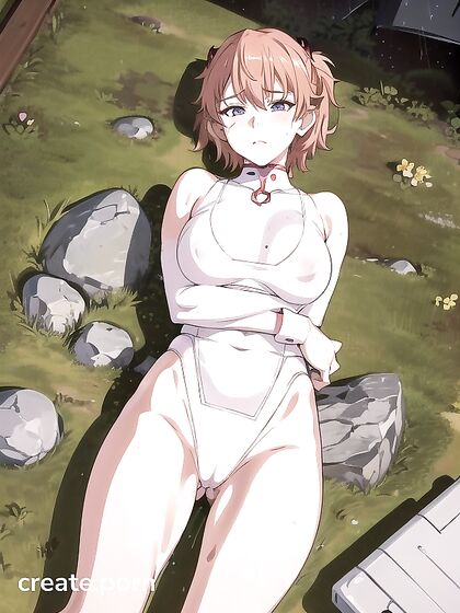 Asuka Passionately Kissing and Grabbing Boobs in Steamy Hentai AI Image