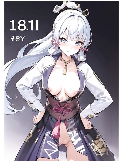 Hands-On Action with Thick Lines and Revealing Clothes in steaming Hentai AI Image
