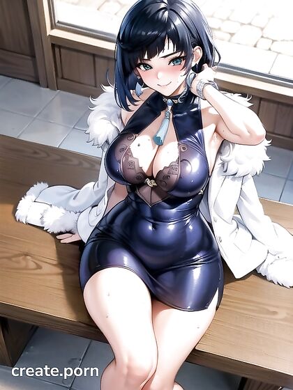 Sweaty Thick-Thighed Girl 18+s in Vibrant Manga Color for Steamy Hentai AI Image