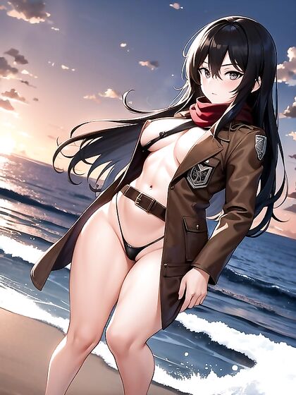 Naked Beach hentai With Sand-On-Skin Sensations and Stylish Sunglasses