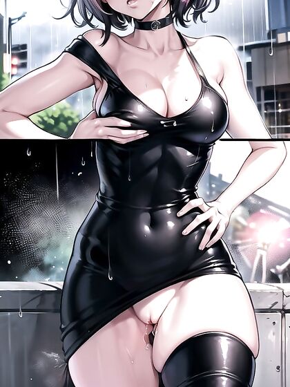 Raining Shock with Mesmerizing Pink-Eyed Pleasure in Hentai AI Porn
