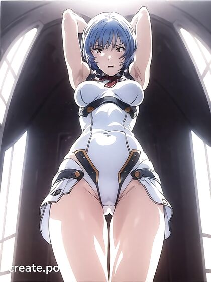 Arms Raised and Small-Assed Girl 18+ Explodes in Hentai Orgasm Bliss