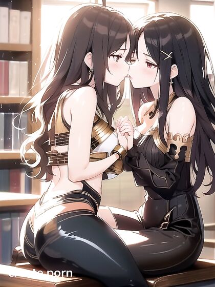 Massive Breasts and Raven Hair inFit Hentai AI Image