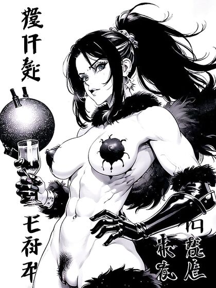 Barbarian Warrior in Shiny Armor Rides the Horny hentai Fantasy