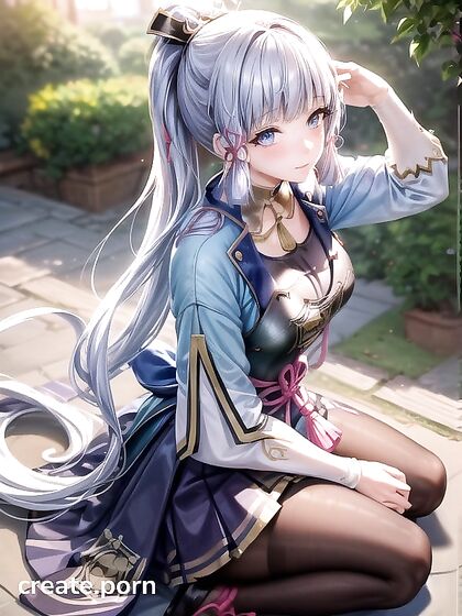 Rounded Ass Close-Up in Sultry Solo Hentai AI Image