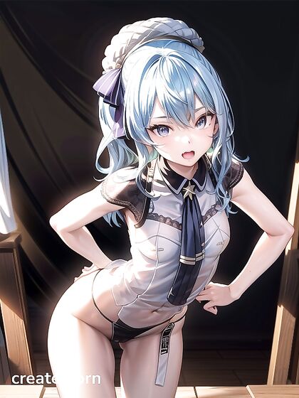 Cute Front View Solo Performance in Hentai AI Porn