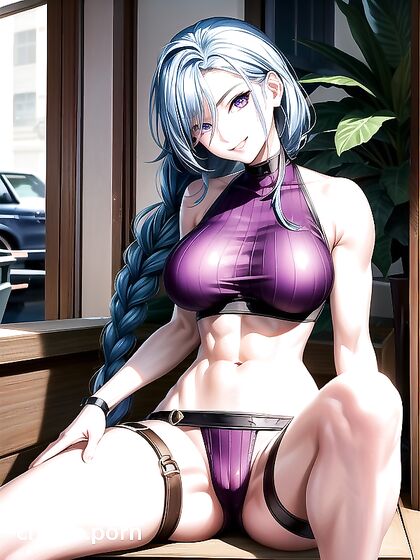 Hentai Fantasy - Massive Ass and Purple Eyes Spread Wide for Intense Pleasure