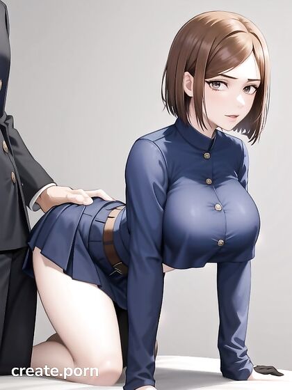 Nobara Kugisaki Enjoying Intense Doggystyle Action in Hentai Bliss