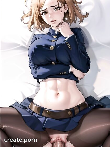 Brunette with Bobcut Spreads Her Legs for Seductive Hentai Pleasure