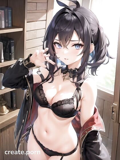 LINGERIE LOVER WINKS WITH A MEDIUM ASS IN HENTAI PLEASURE