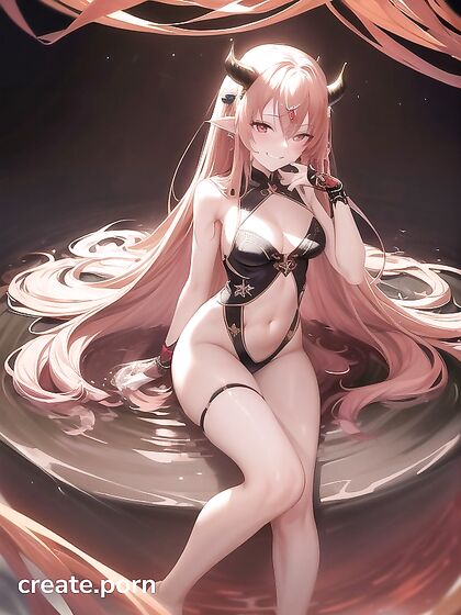 Long-Haired Blonde slut Gets Fucked in Wild Hentai AI Image