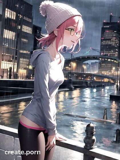 Hentai Goddess with Big Circular Glasses Takes Pleasure to New Heights