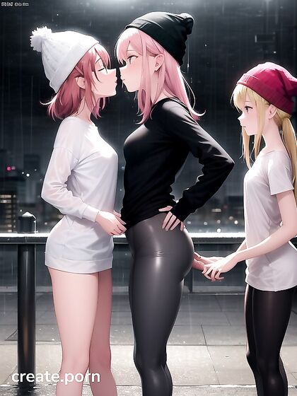 Horny Girl 18+ with Big Round Glasses Gets Wild inSTEAMy Hentai AI Image