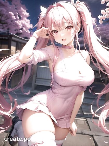 Rosa's Fluffy Haired hentai Character in Mesmerizing AI Porn Image