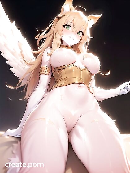 Furry Fantasies - Naked Creatures Masturbate in Seductive Hentai AI Image