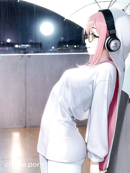 Hentai Fantasy with Sexy Girl 18+ in Big Round Glasses
